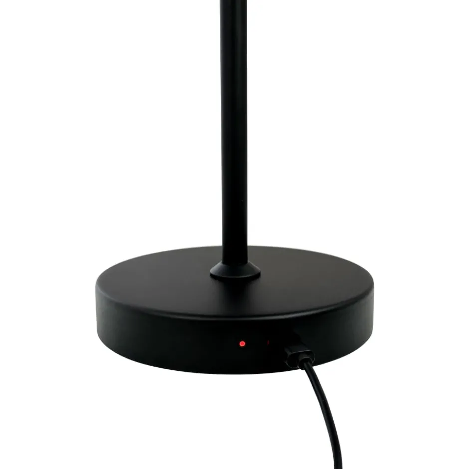 Dyberg Larsen Stockholm genopladelig bordlampe, sort