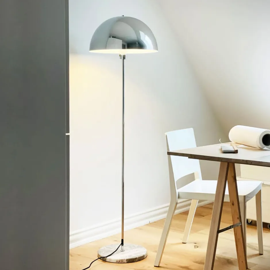 Dyberg Larsen Stockholm gulvlampe, krom