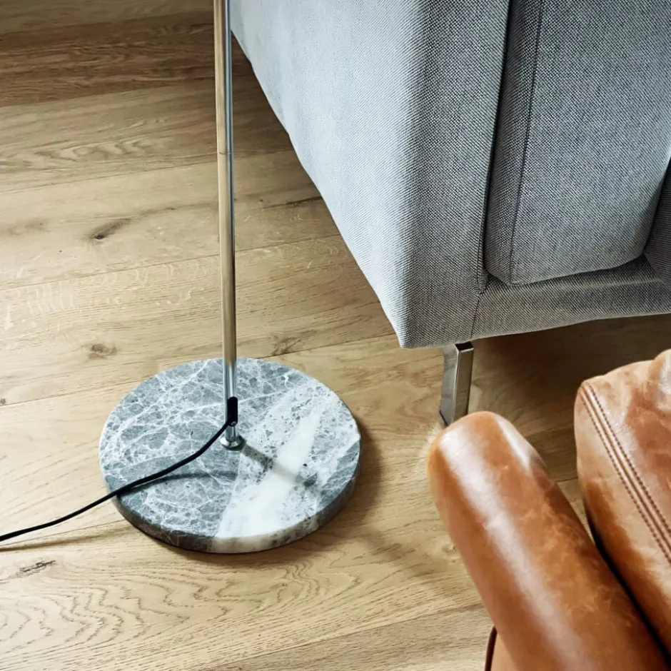 Dyberg Larsen Stockholm gulvlampe, krom