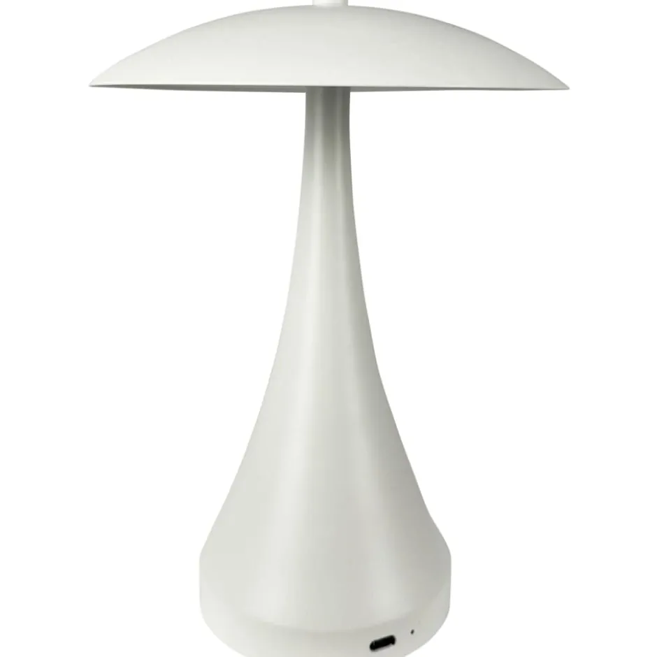 Dyberg Larsen Vienna genopladelig bordlampe, beige