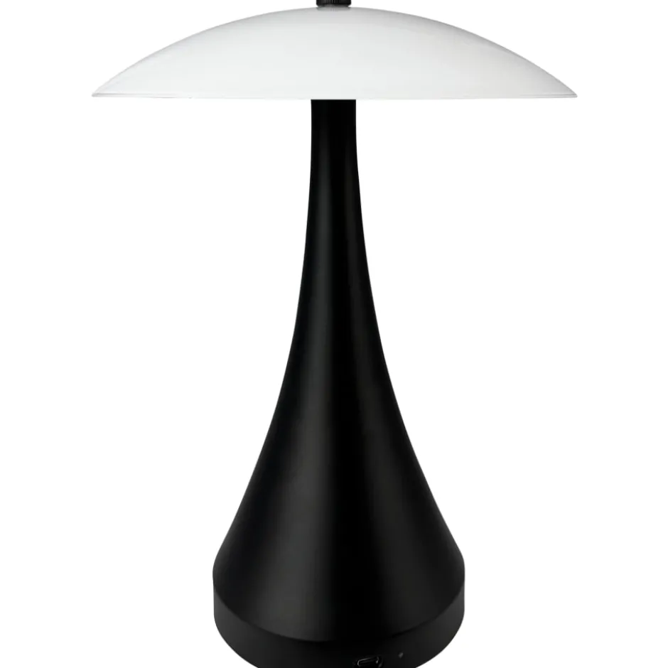Dyberg Larsen Vienna genopladelig bordlampe, opal
