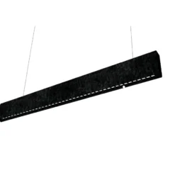Ecofoss SilentFelt Slim langbordspendel, 3000K, 120 cm, sort
