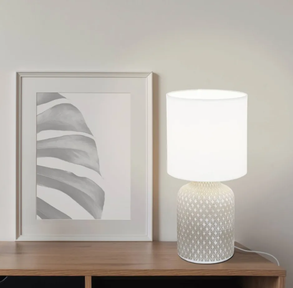 Eglo Bellariva bordlampe, grå