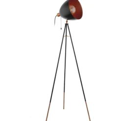 Eglo Chester gulvlampe, sort/kobber