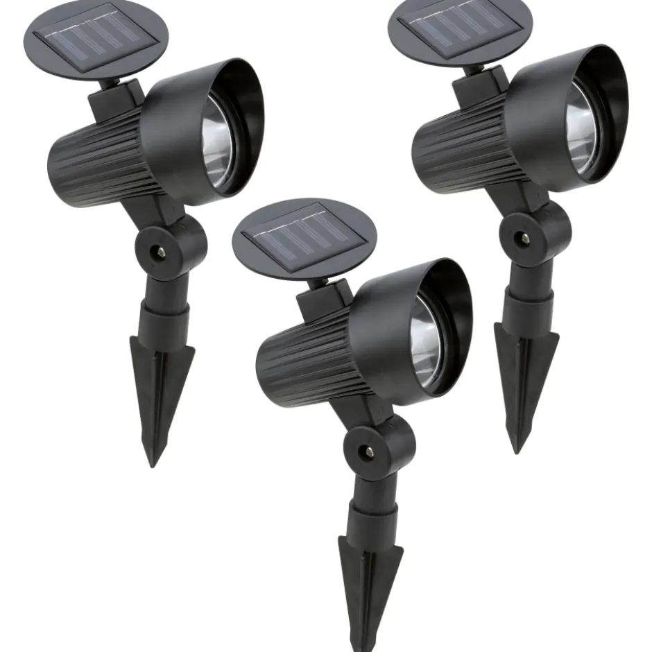 Eglo solcelle spotlamper, 3 stk.