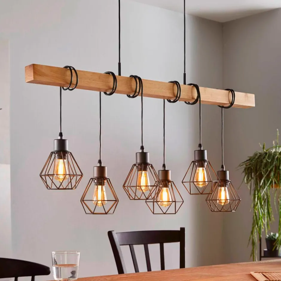 Eglo Townshend 5 langbordspendel, 6 lamper