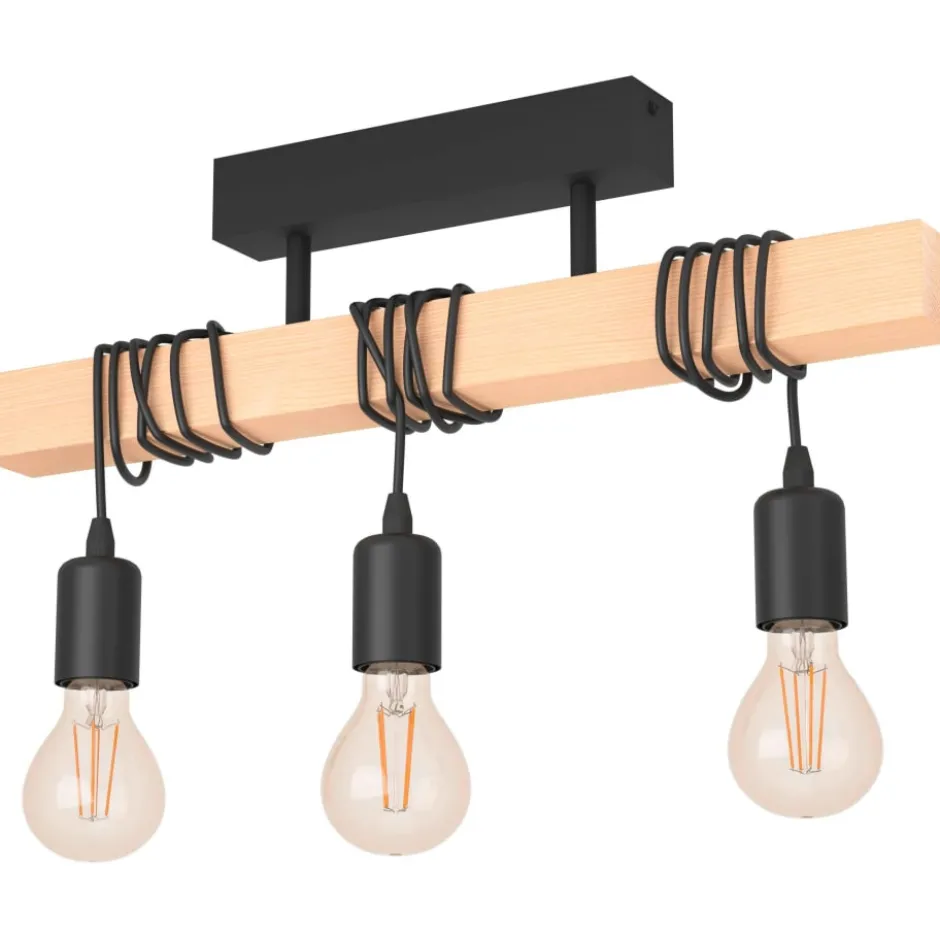 Eglo Townshend loftlampe, sort