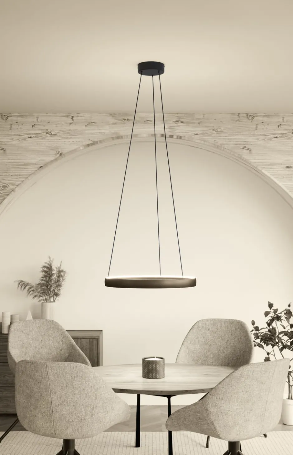 Eglo Trabuco lysekrone, Ø55 cm