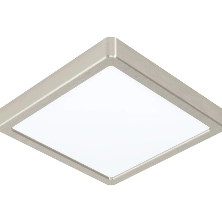 Eglo Z Fueva Bath loftlampe, børstet stål, 21x21 cm