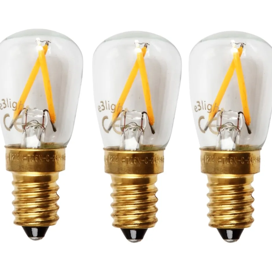 e3light Proxima E14 parfumepære, 2500K, 1,5W, 3-pak