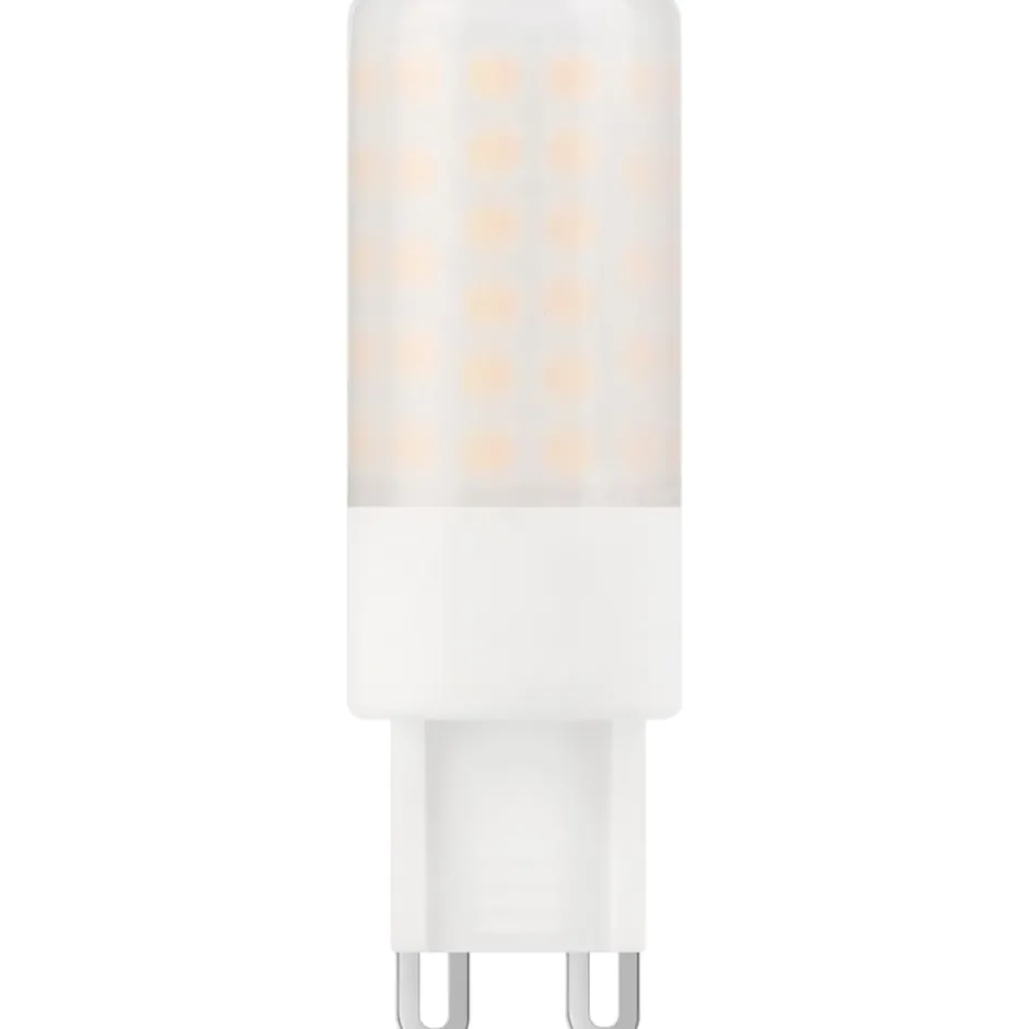 e3light WarmDim G9 stiftpære, 2000K-2700K, 5W