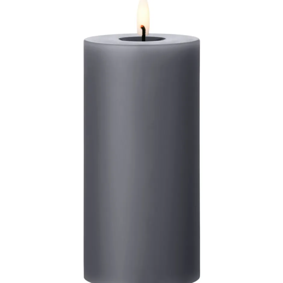Ester & Erik LED bloklys, antracit, 15 cm