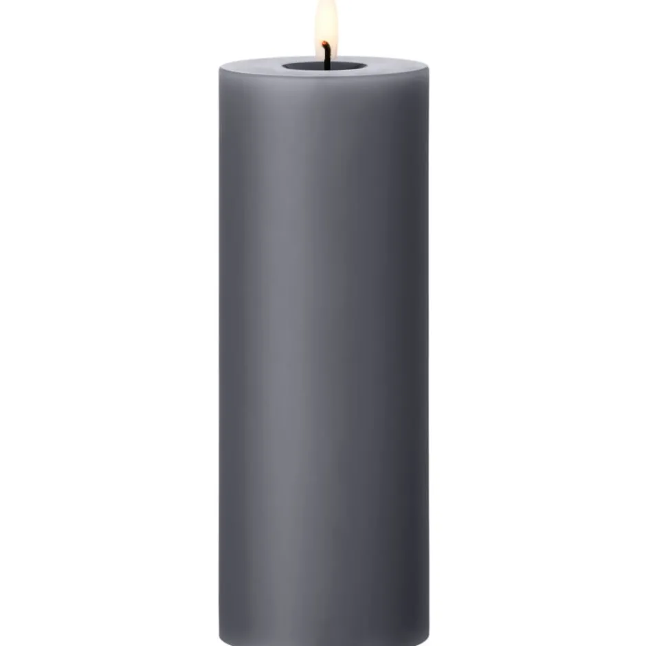 Ester & Erik LED bloklys, antracit, 20 cm
