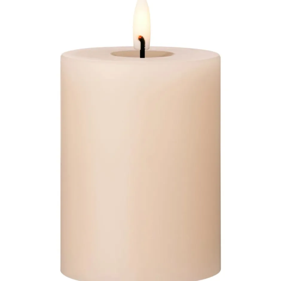 Ester & Erik LED bloklys, creme, 10 cm