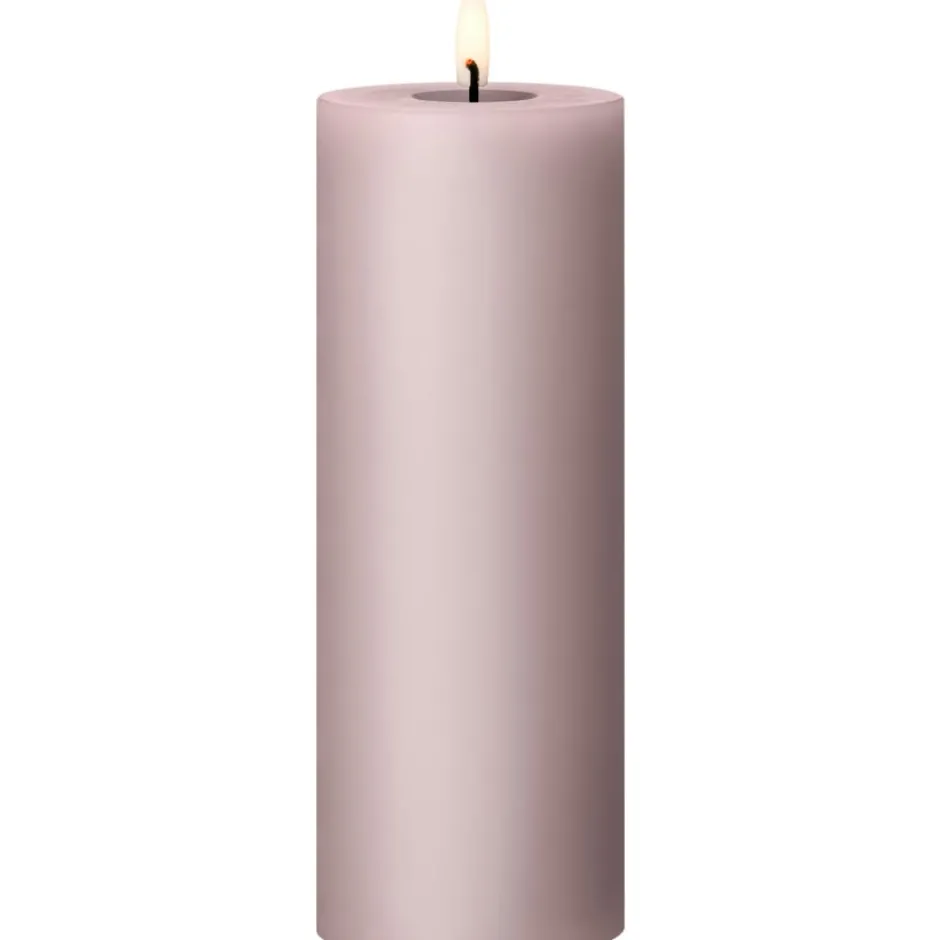 Ester & Erik LED bloklys, lyserød, 20 cm