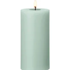 Ester & Erik LED bloklys, mintgrøn, 15 cm