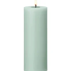 Ester & Erik LED bloklys, mintgrøn, 20 cm