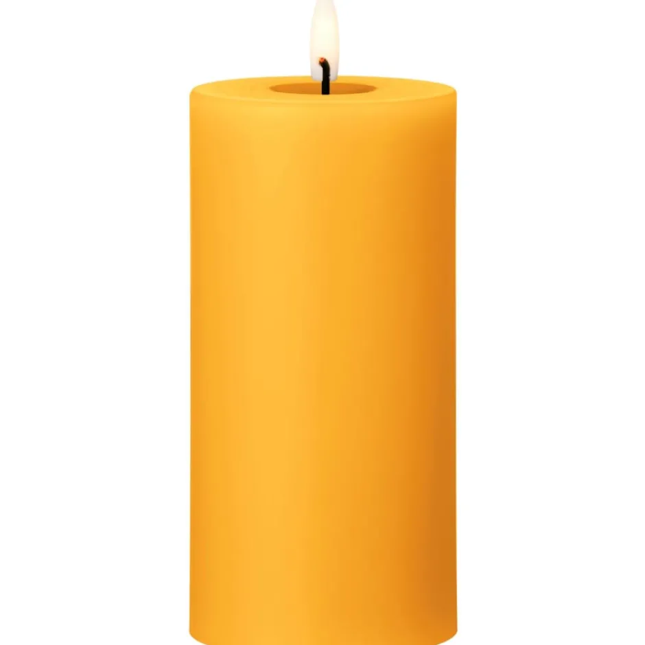 Ester & Erik LED bloklys, orange, 15 cm