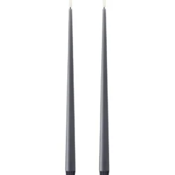 Ester & Erik LED kronelys, 40 cm, antracit, 2-pak