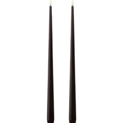 Ester & Erik LED kronelys, 40 cm, mørkebrun, 2-pak