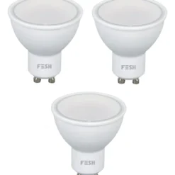 Fesh Smart GU10 spotpære, 2700-6500K, 5W, 3-pak