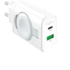 Fixed USB-A & C adapter med Apple watch oplader