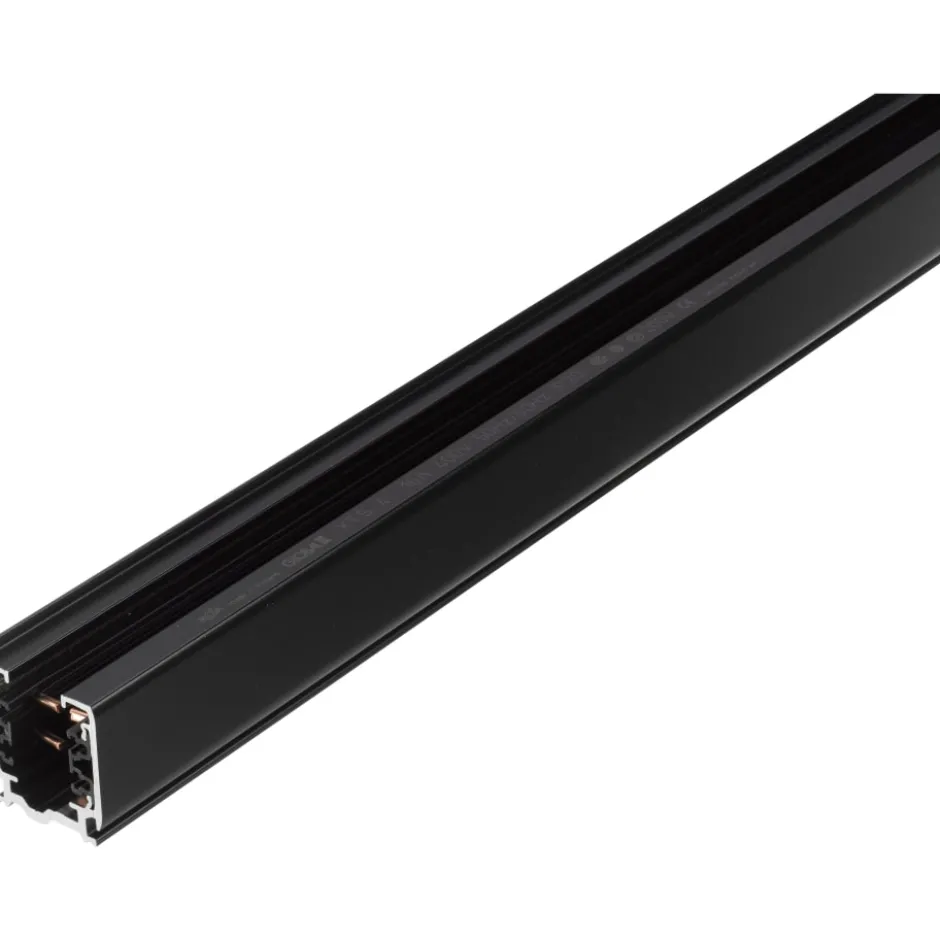 Global 3F strømskinne, sort, 3 meter