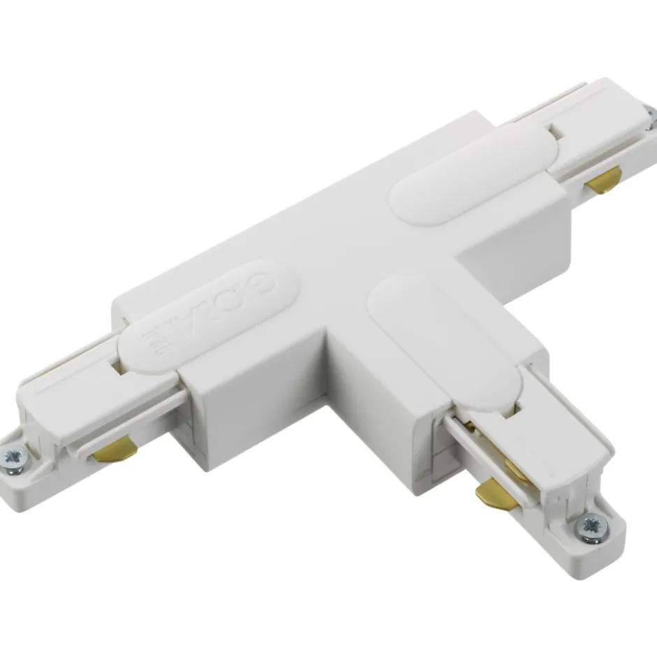 Global 1F T-stykke, hvid, højre