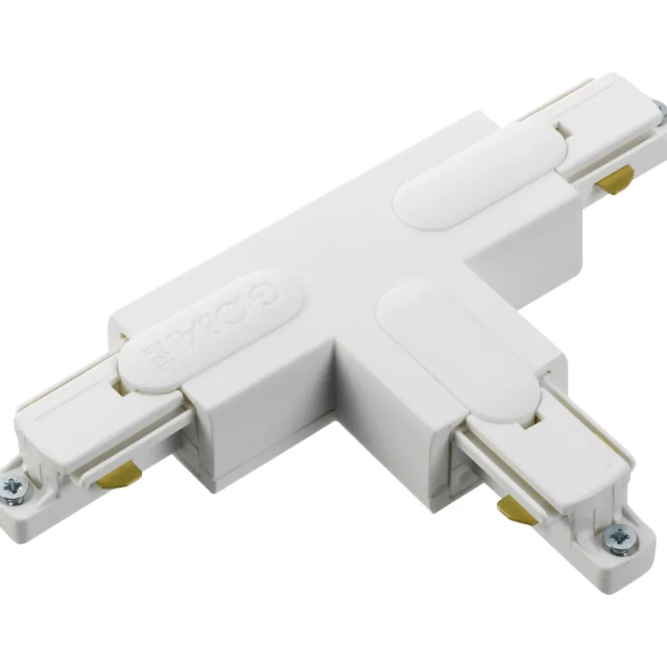Global 1F T-stykke, hvid, venstre