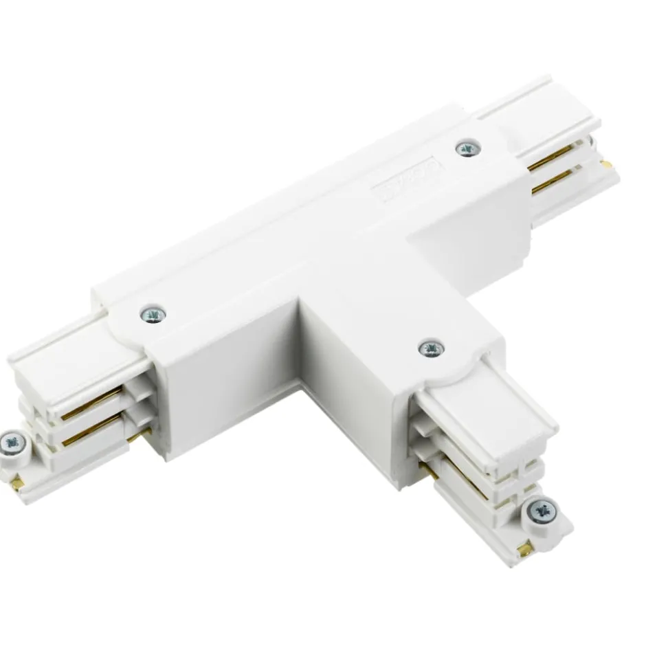 Global 3F T-stykke, hvid, venstre