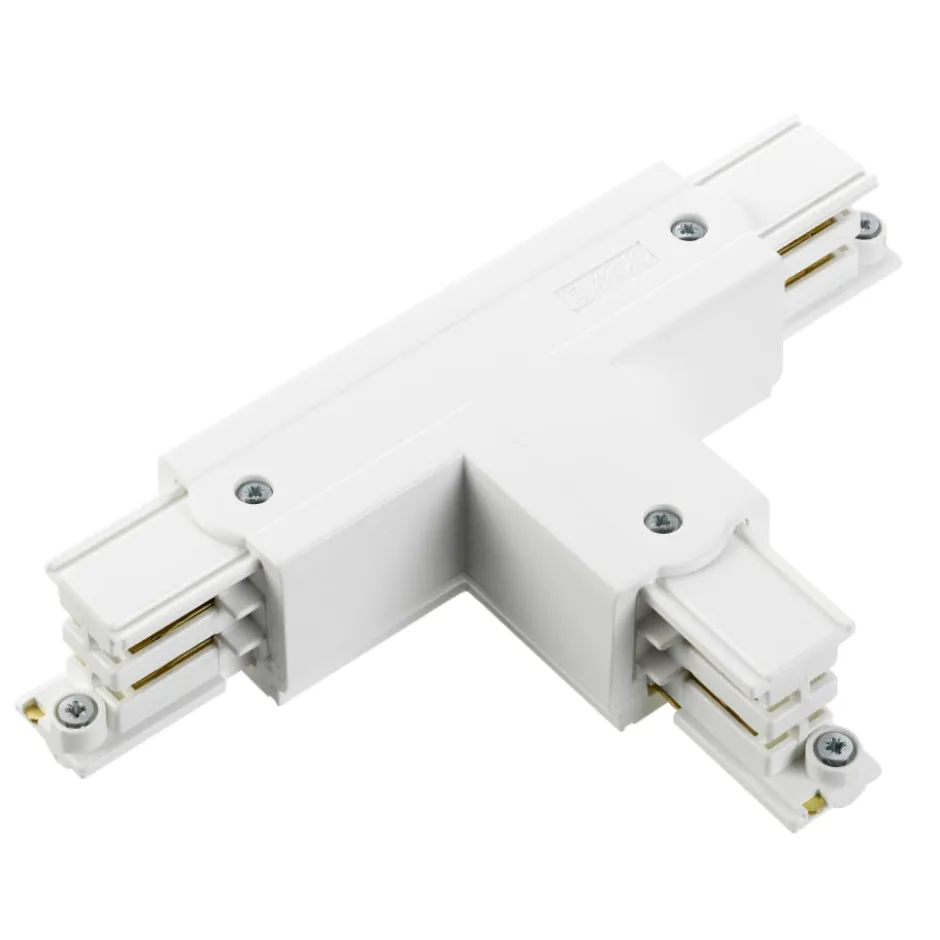 Global 3F T-stykke, hvid, venstre