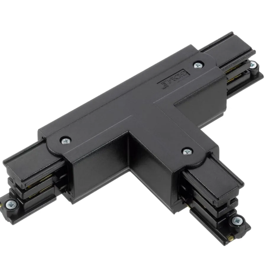 Global 3F T-stykke, sort, venstre