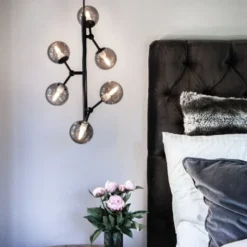Halo Design Atom vertical lysekrone, røgfarvet