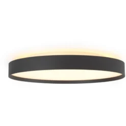 Halo Design Backlight Full plafond, sort, Ø50 cm