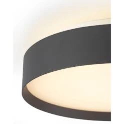 Halo Design Backlight Full plafond, sort, Ø50 cm