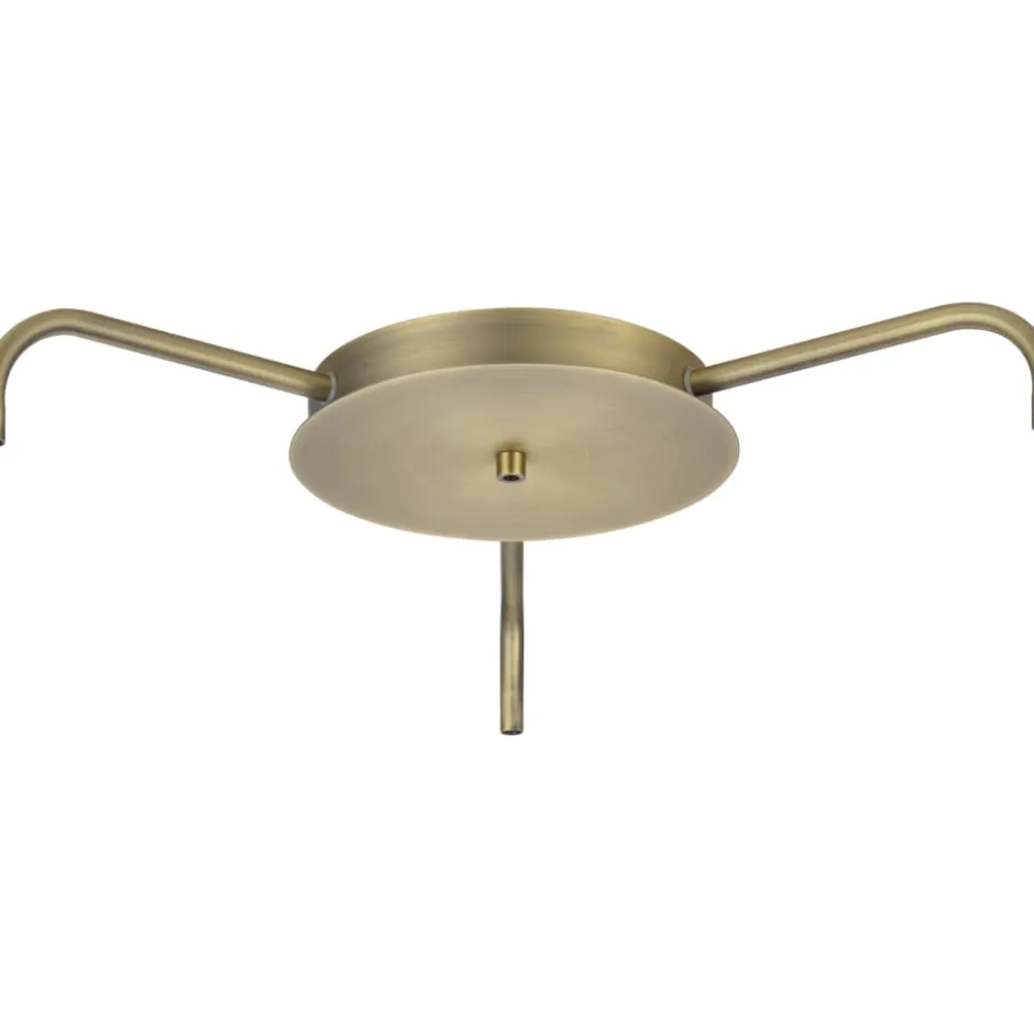 Halo Design baldakin, 4 udgange, messing