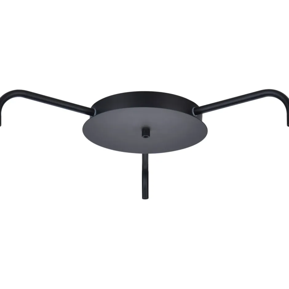Halo Design baldakin, 4 udgange, sort
