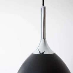 Halo Design Bellevue pendel, sort/krom, Ø14 cm