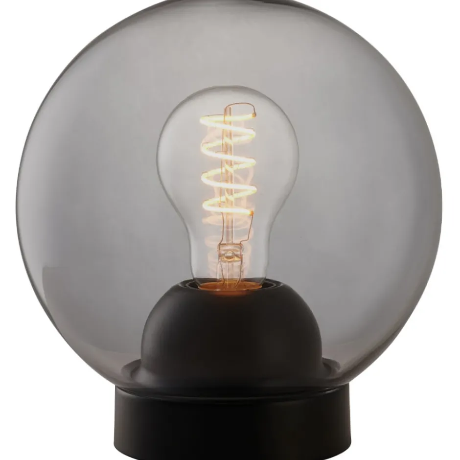 Halo Design Bubbles bordlampe, røgfarvet