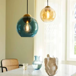 Halo Design Bubbles pendel, blå, Ø24 cm