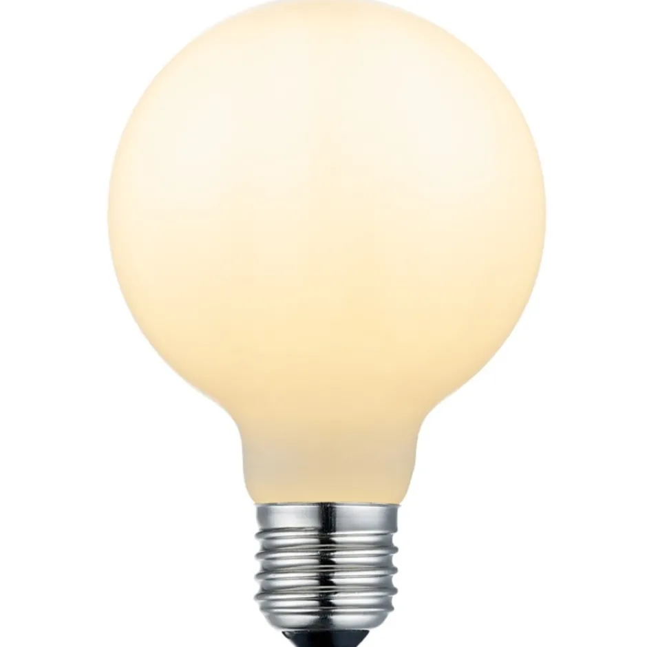Halo Design Colors E27 globepære, 2700K, 6,5W, Ø8 cm