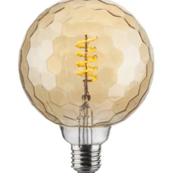 Halo Design Colors Geo E27 globepære, 3-trins dæmp, 3W, Ø12,5 cm