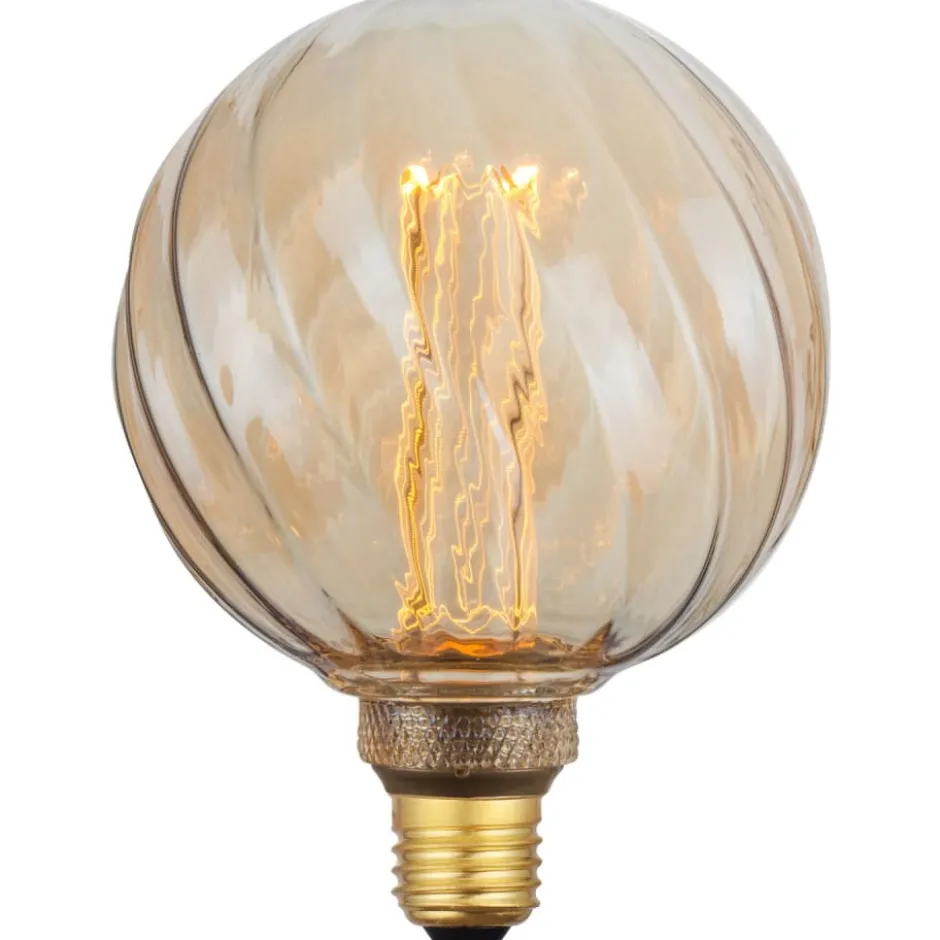 Halo Design Colors Twist E27 globepære, 3-trins dæmp, 3,5W, Ø12,5 cm