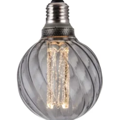 Halo Design Colors Twist E27 globepære, 3-trins dæmp, 4,5W, Ø9,5 cm