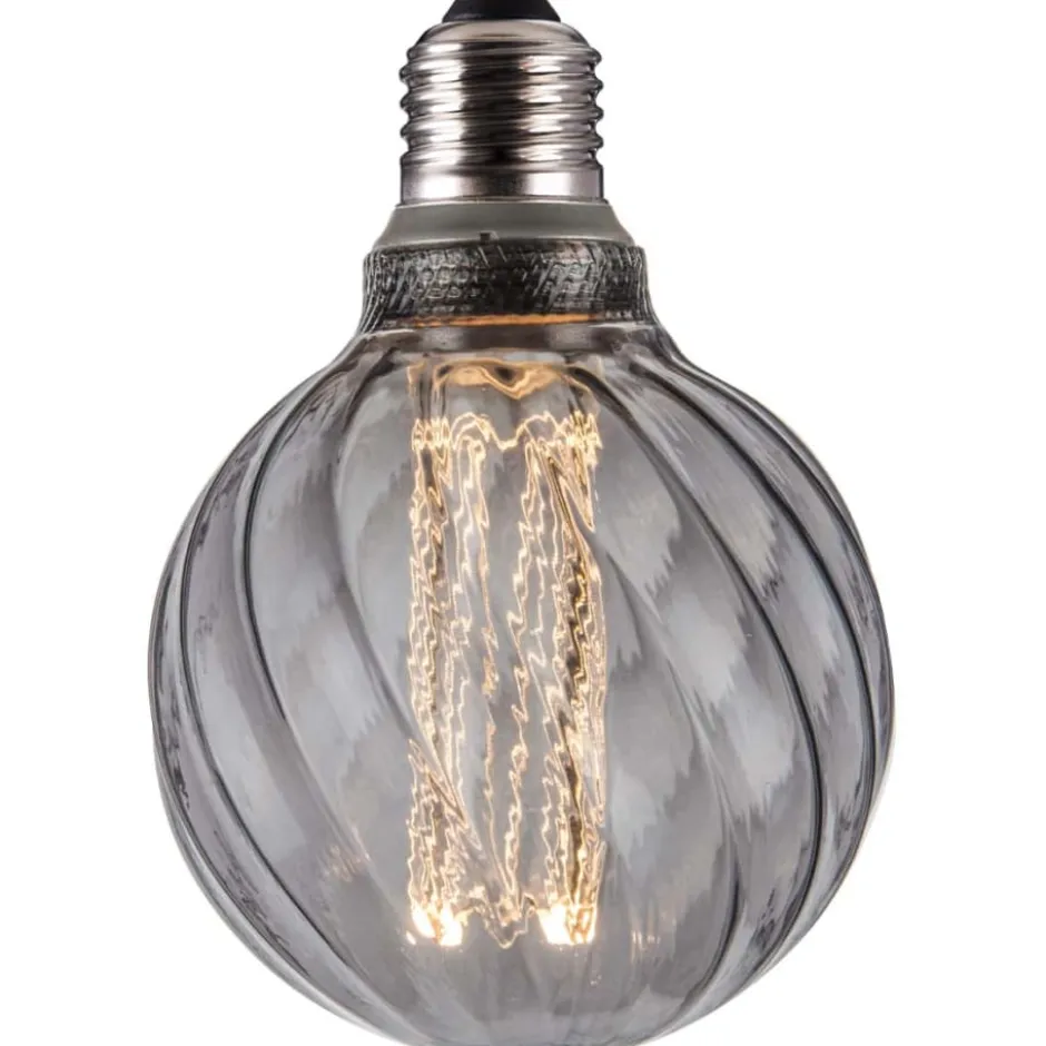 Halo Design Colors Twist E27 globepære, 3-trins dæmp, 4,5W, Ø9,5 cm