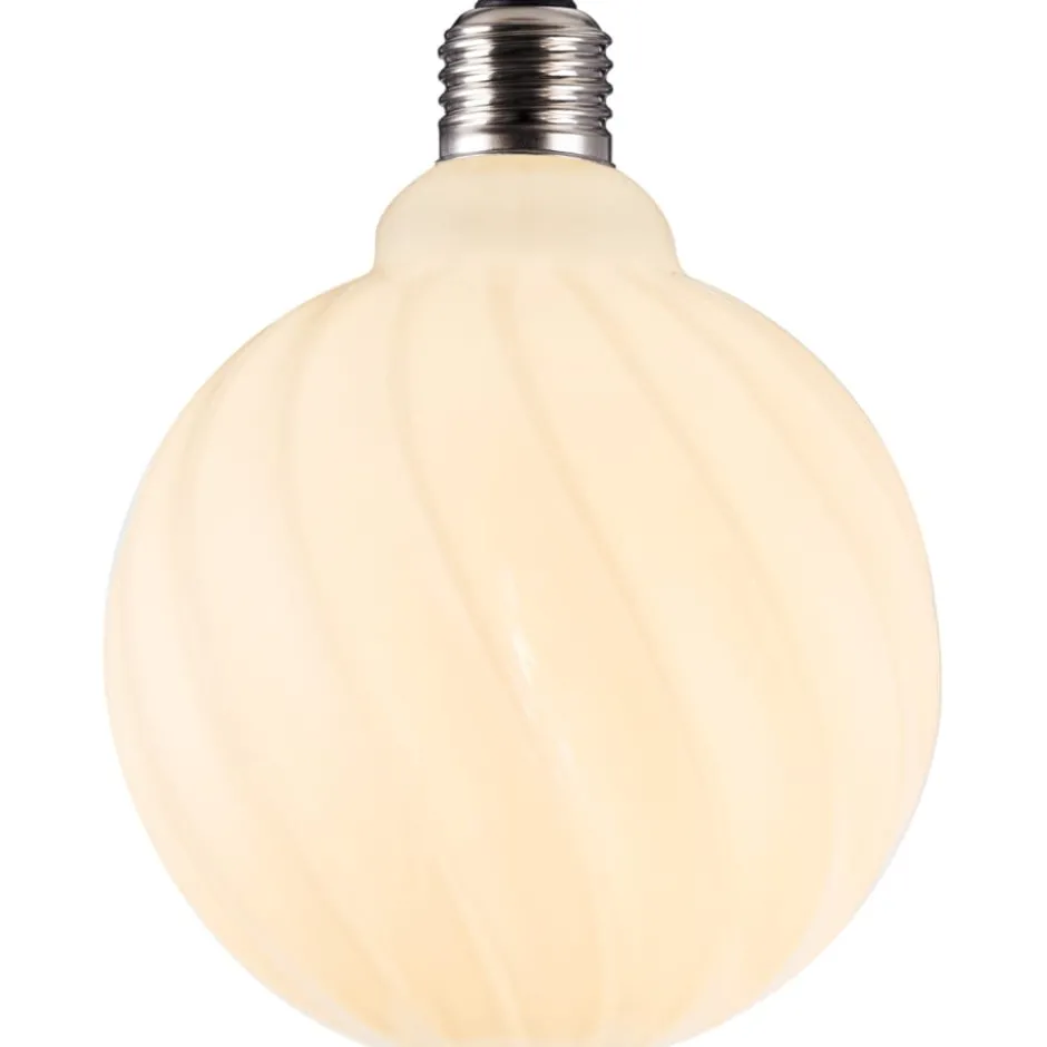 Halo Design Colors Twist E27 globepære, 3-trins dæmp, 7W, Ø12,5 cm