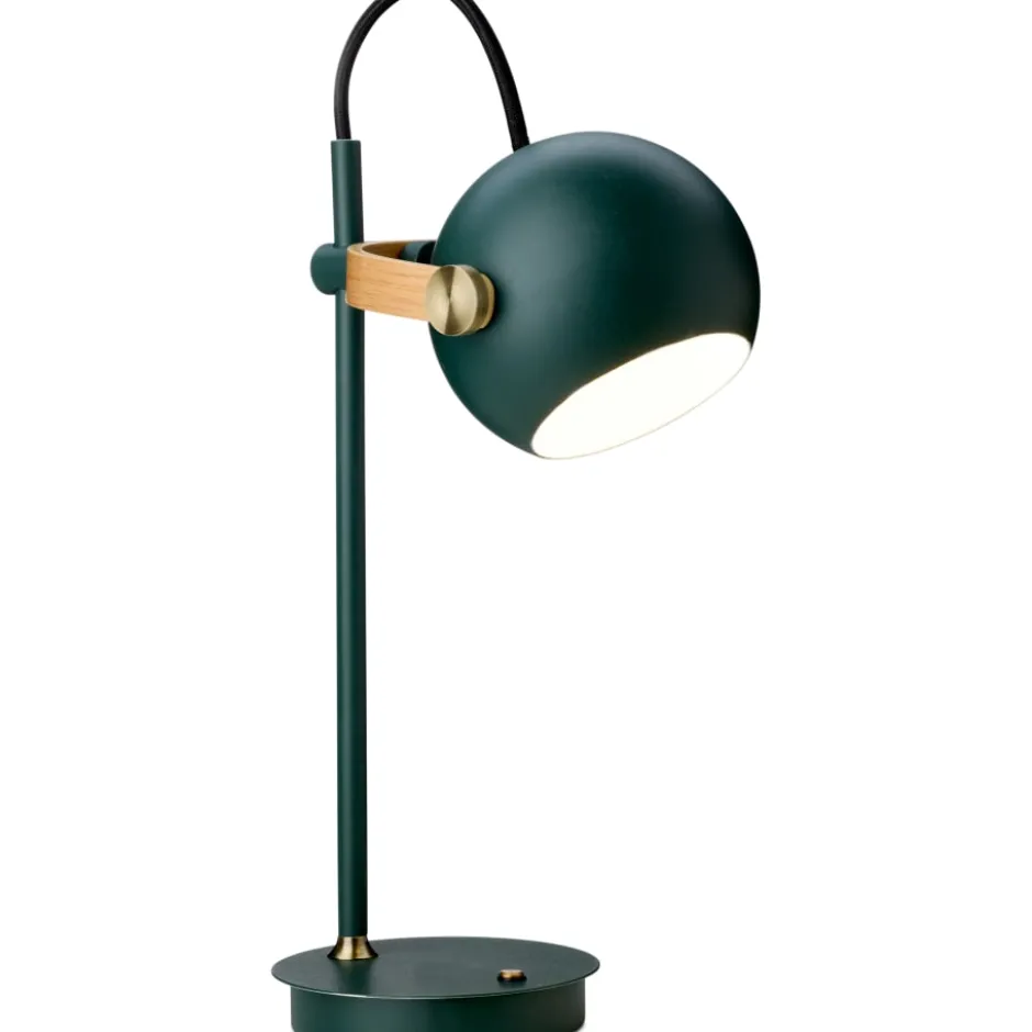 Halo Design D.C genopladelig bordlampe, grøn