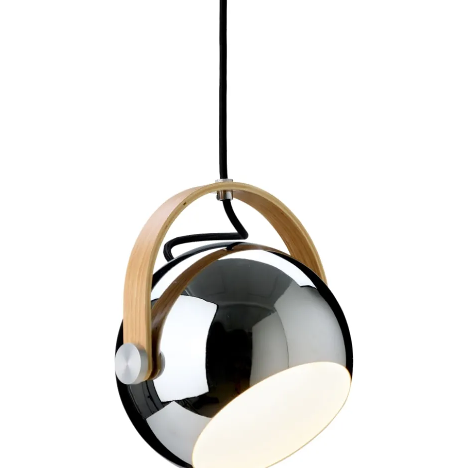 Halo Design D.C pendel, krom, Ø18 cm