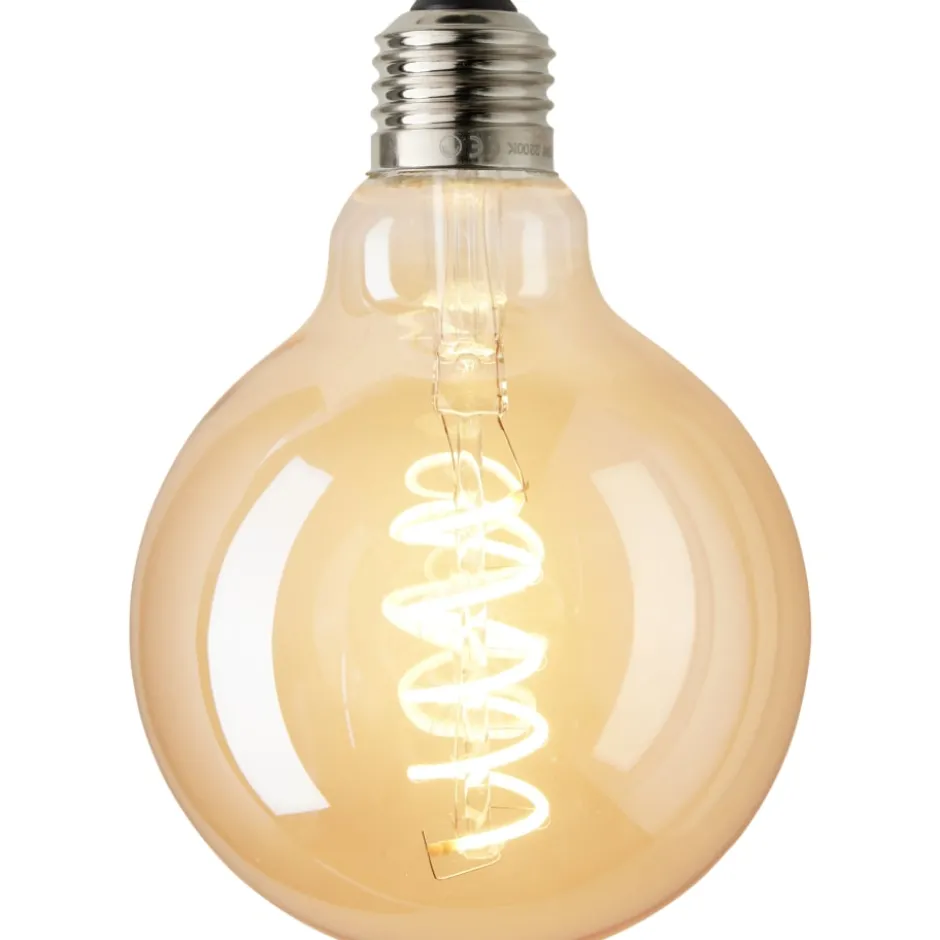 Halo Design Deko E27 spiral globepære, 2200K, 5W, Ø9,5 cm