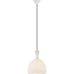 Halo Design Dueodde pendel, opal/glas, Ø24 cm